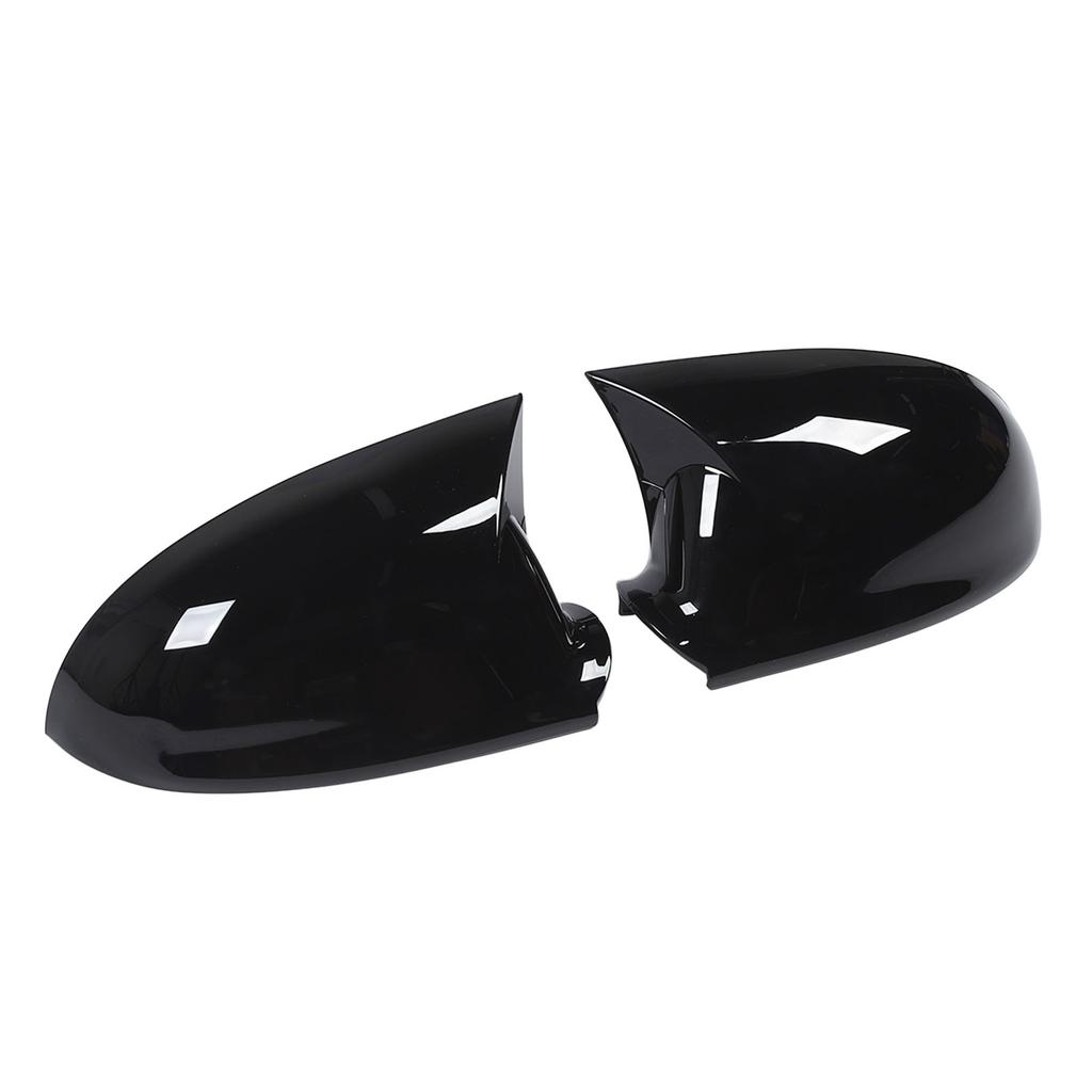 1 Paar Rückspiegelabdeckung 1K0857538 Glänzend Schwarz Sportlicher Look Türseite Rückspiegelkappe für