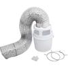 3 in 1 Dryer Lint Trap Kit with Vent Hose Washer Exhaust Duct Collector  Household
