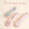 Large Capacity Ballet Shoes Pencil Case Cute Design Makeup Bag Ballerina Pencil Bag School Pencil Box Pencil Holder