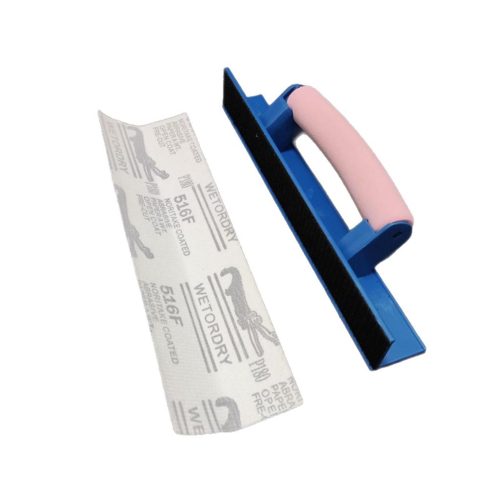 Ultra-Light 90° Triangular Self-Adhesive Sanding Block for Internal Corners