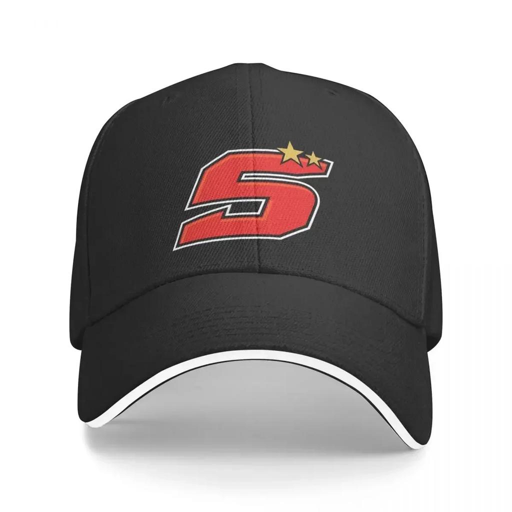 Johann Zarco Number  Red  Baseball Caps Snapback Baseball Hats Breathable Casual Outdoor For Unisex And Women Polychromatic