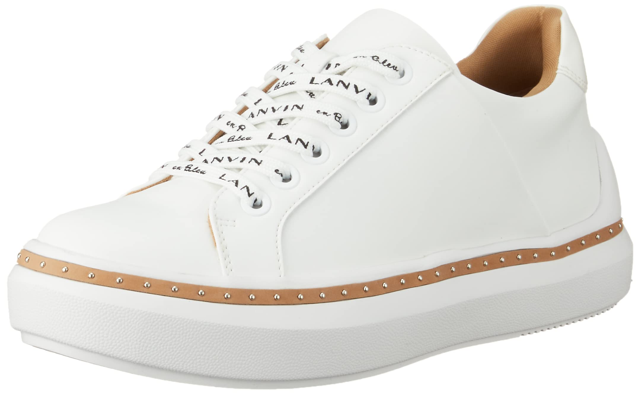 

on sneakers for women 2490 White H cm E [Lanvin Blue] Lace-up 24.0