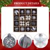 Weihnachtskugel Ornament Hängeanhänger Innenfeier Weihnachtsdekoration Bruchsicher für