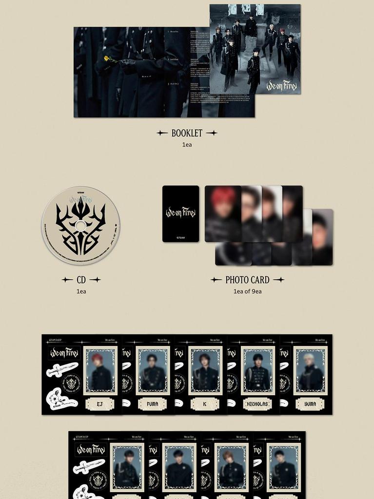 &TEAM 3rd EP 'We on Fire' STANDARD EDITION