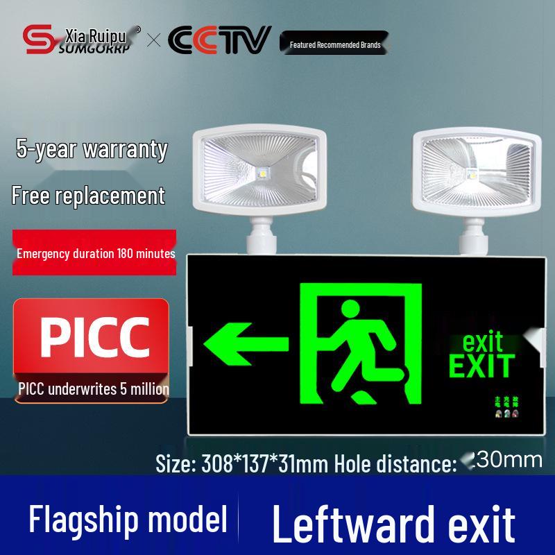 Multifunctional Super Bright Emergency Exit Light & Sign
