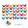 3D Mehrfarbige Schmetterling Wandsticker für Kreative Heimdeko - Schlafzimmer & Wohnzimmer