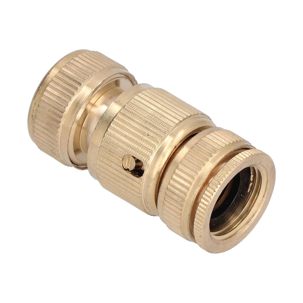 Garden Hose Quick Connect 1 2 Inch Brass Material Removable Wide Range of Applications Durable Hose Connectors