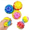 Luminous Wrist Return Rubber Ball Jump Ball Wrist Elastic Ball  Hand Eye Coordination