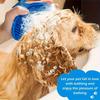 2PCS/1pc Pet Bathing Brush, Cat Massage Brush, Dog Bathing Gloves, Silicone Cleaning Rubber Bathing Comb With Adjustable For Long&Short Haired