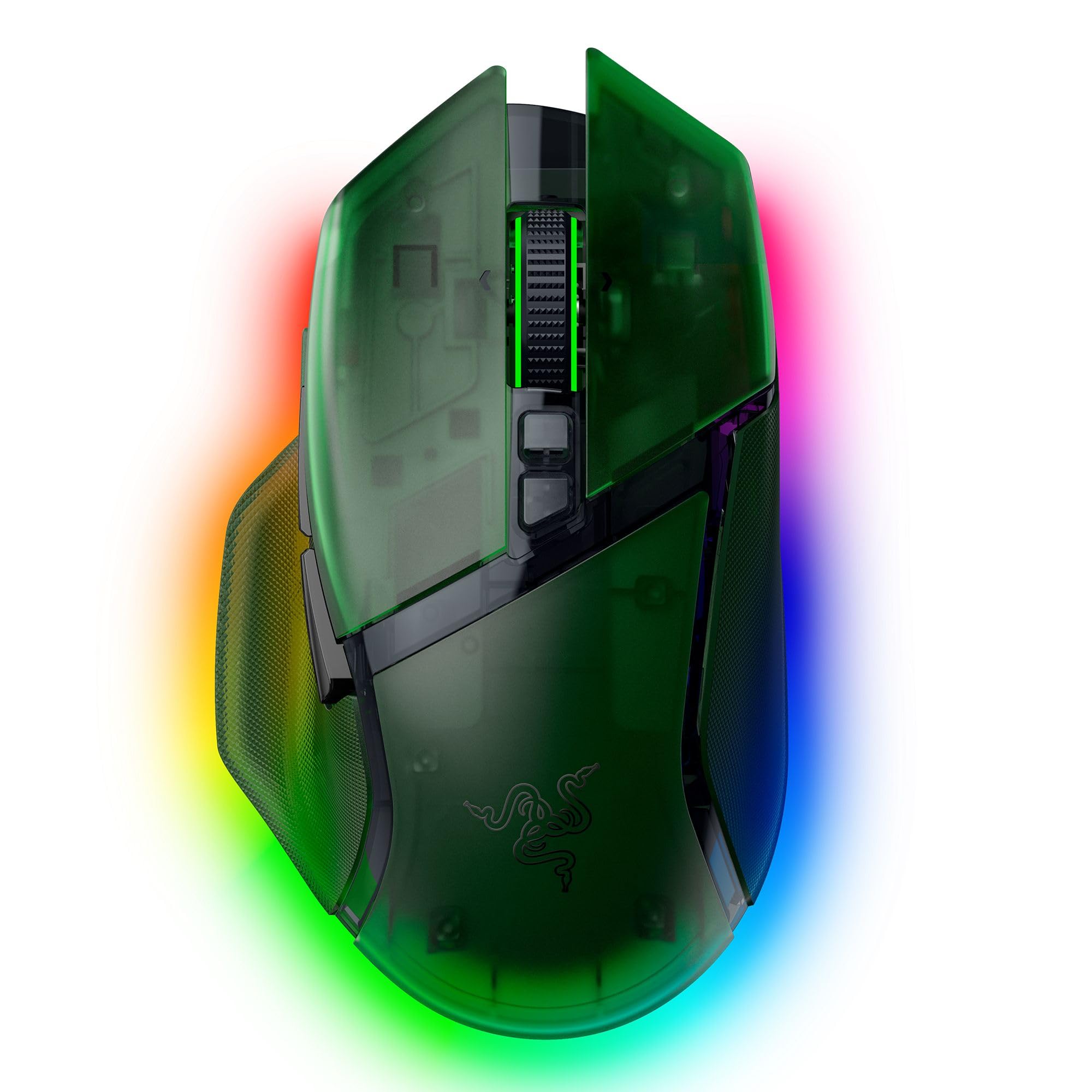 

Razer Basilisk V3 Pro 35K Phantom Green Edition Wireless Gaming Mouse HyperSpeed Wireless Bluetooth Wired Focus Pro 35K Optical Sensor 3rd Generation зелений