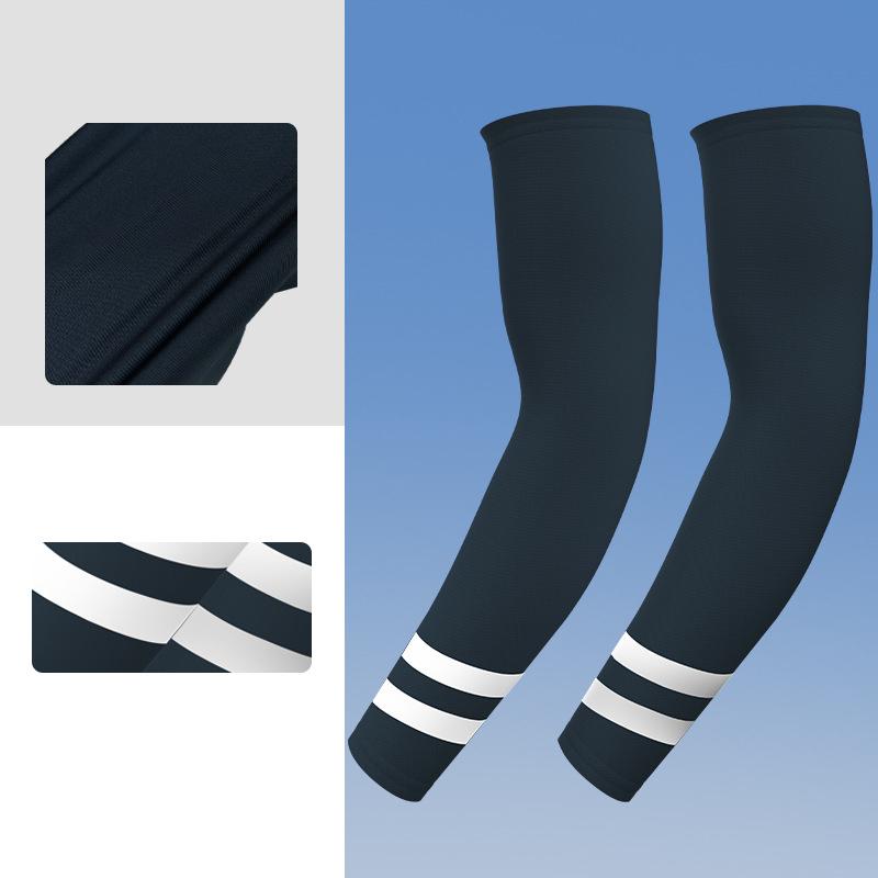 

Светоотражающие нарукавники для рыбалки, охлаждающие из ледяного шелка, с защитой от УФ-лучей, защита рук, для велоспорта, бега, для безопасности, видимость, эластичные рукава