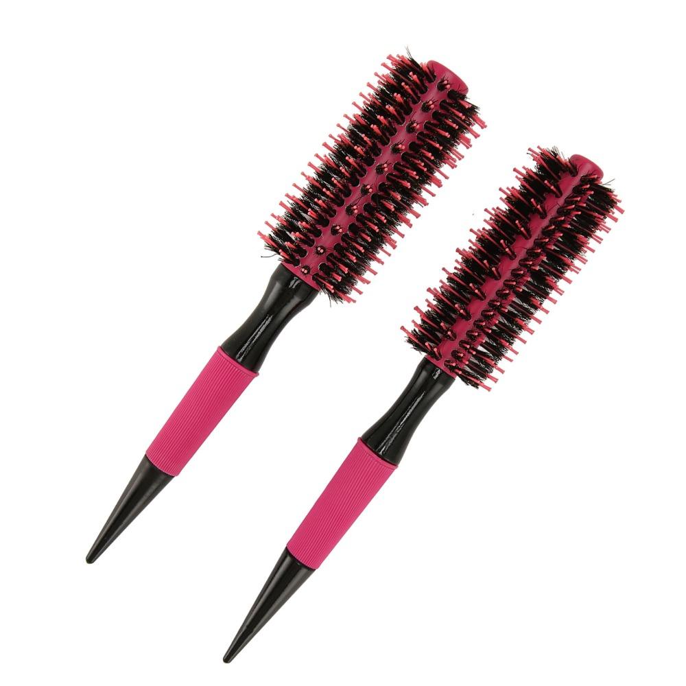 Ergonomic Handle Round Hair Brush Professional Hair Styling Round Brush  Home Use