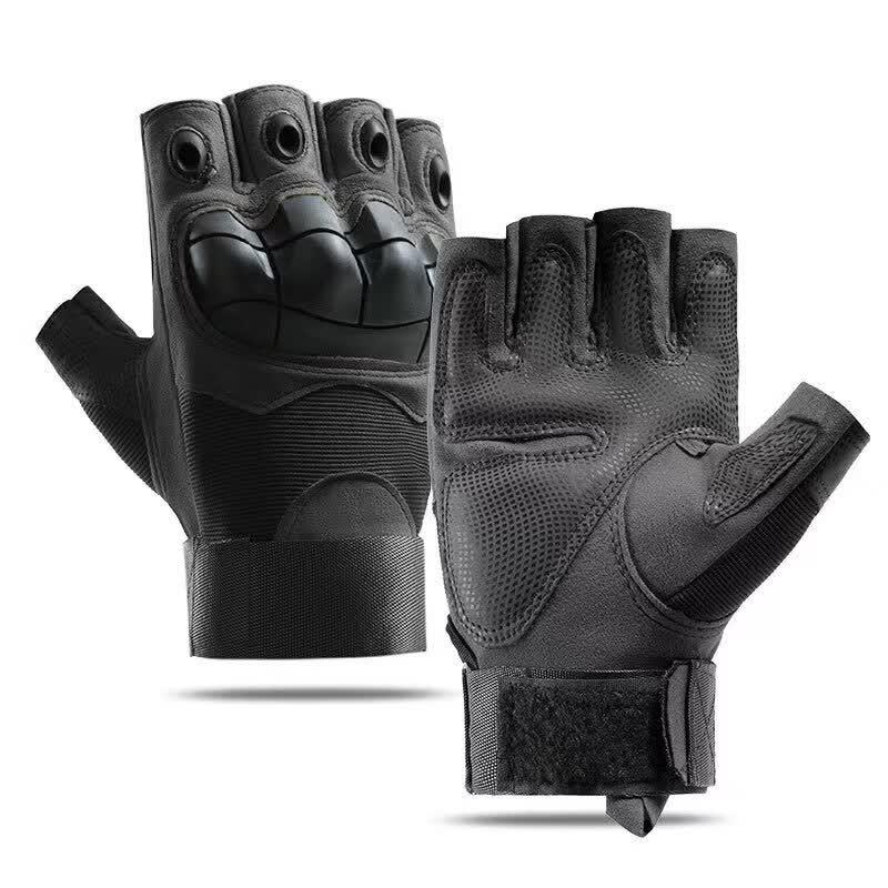 Softshell Tactical Half-Finger Gloves