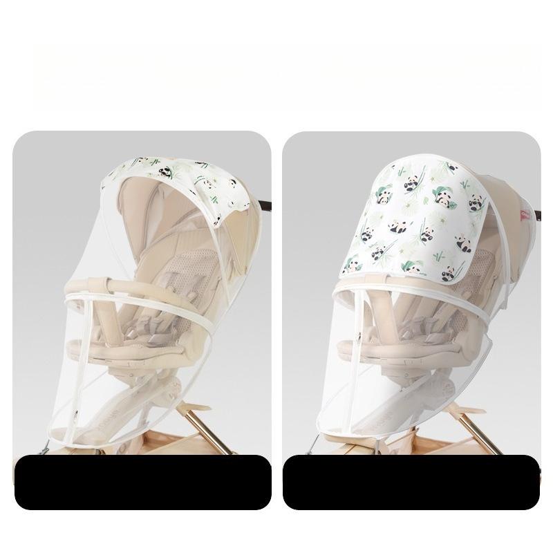 Stroller Mosquito Net Baby Pocket Car Mosquito Net Full Cover Universal Zipper Rattan Car Net Shade Sun Protection Folding