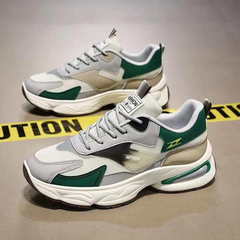 Fashion Summer Fashion Mesh Men's Sneakers Breathable Casual Tennis Shoes Outdoor Male Comfortable Platform Shoes Zapatillas Informales