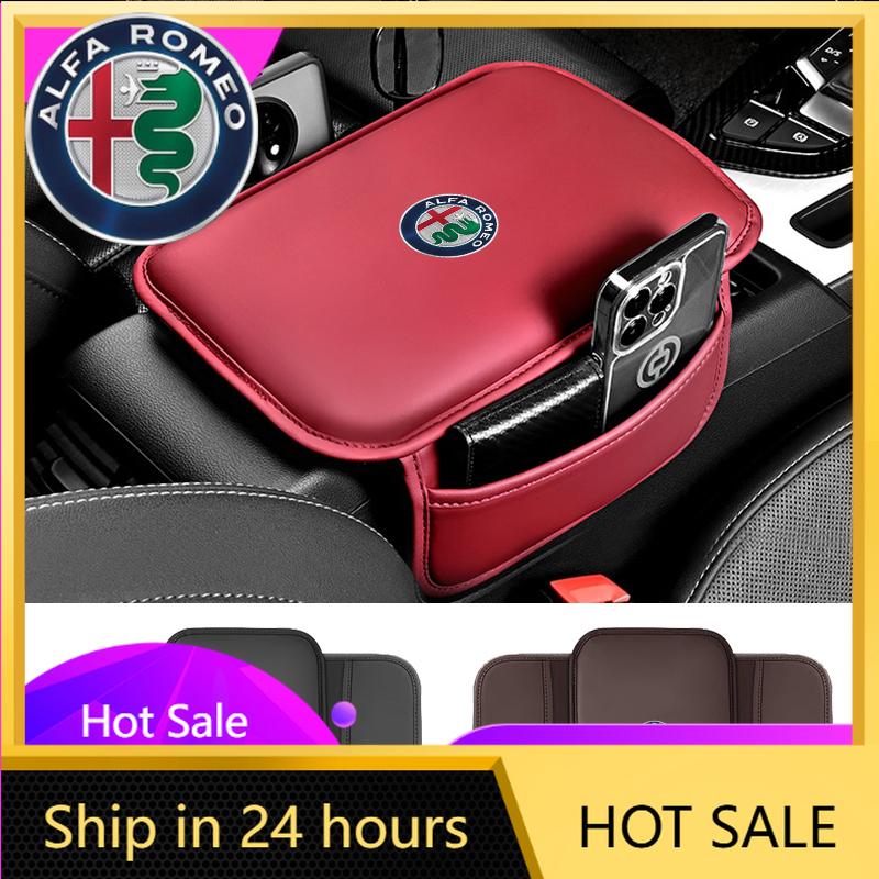Samolepky na auto Pro Alfa Romeo Podložka do schránky loketní opěrky auta Úložná taška Pro Alfa Romeo 159 147 156 166 Giulietta Giulia Mito Stelvio
