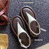 So Comfortable~ 2025 Summer New Retro Style Pinch Foot Thick Sole with Sandals Women's Summer Herringbone Sandals