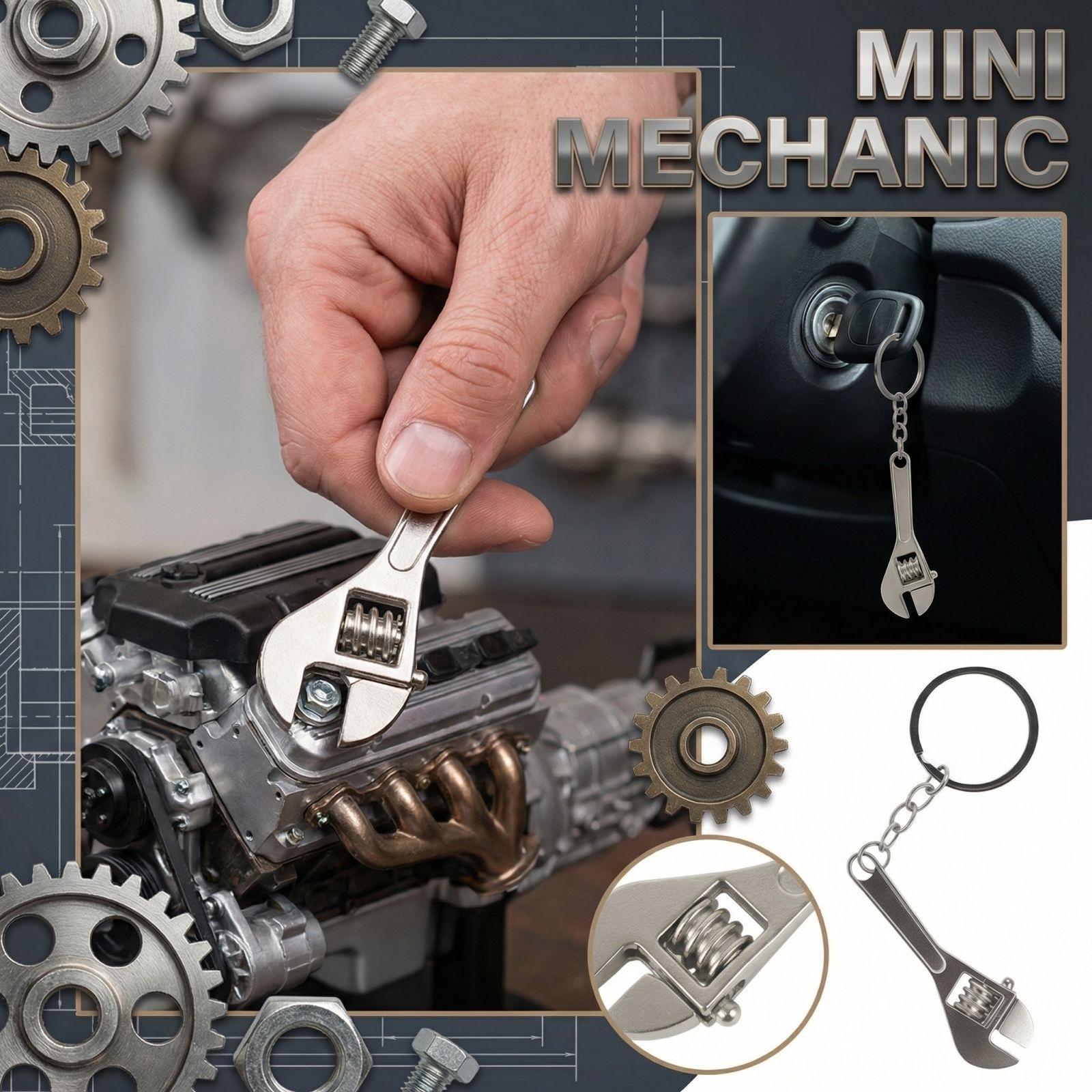 Realistic Tool Keychain, Metal Creative Adjustable Keychain, Car Small Gift Pendant One Size