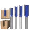 6mm 6.35mm Shank Straight Woodworking Router Bit Set Carpenter Milling Cutter 1/4″ 5/16″ 3/8″ 1/2″Cutting Diameter
