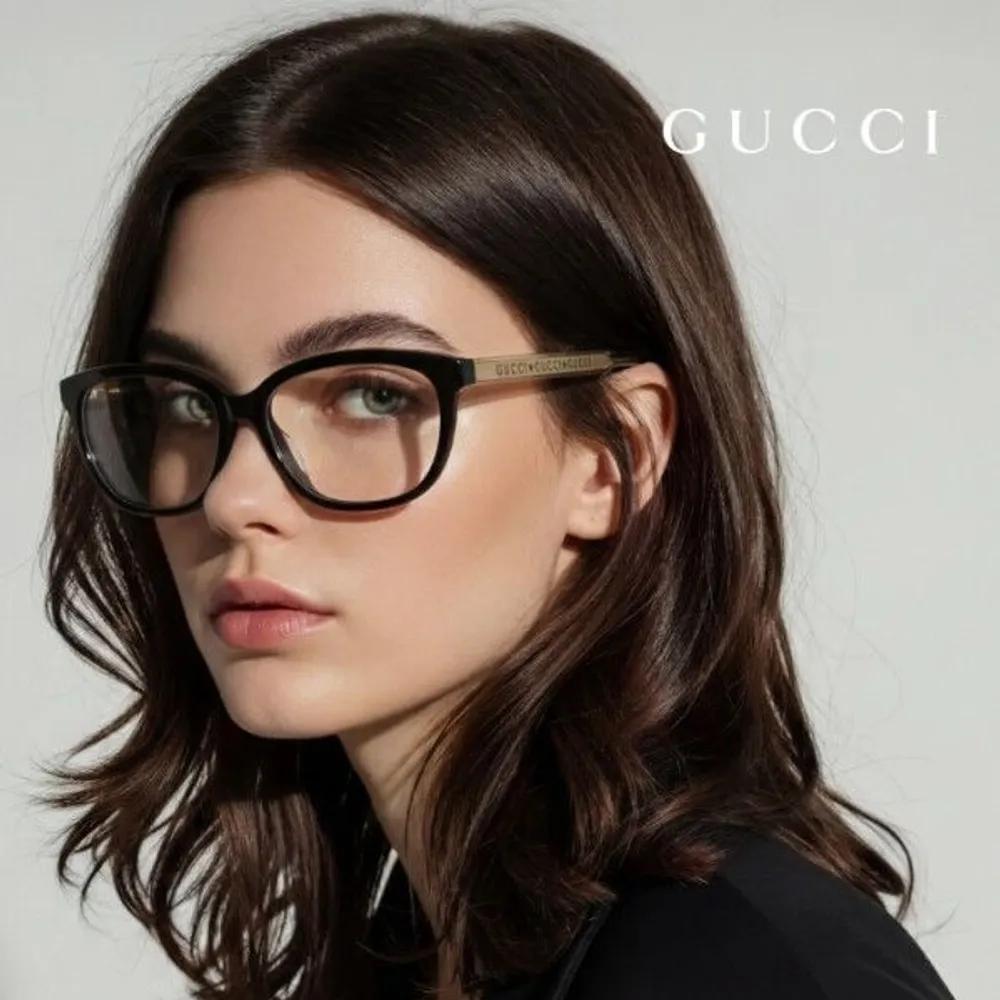 [Gucci] Eyeglass Frames GG0568OA 001 Square Horn-rimmed Glasses for Women and Men GG0568OA 001_I [55]