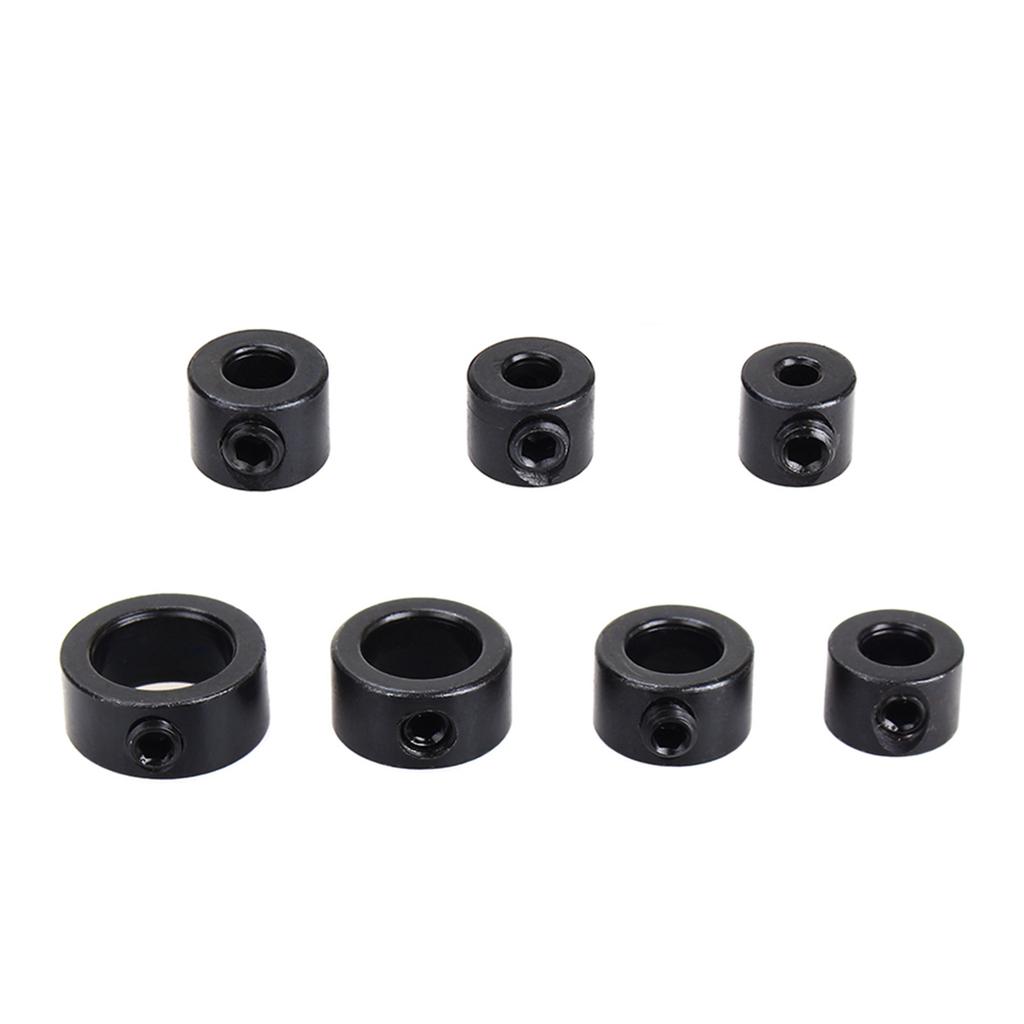 8pcs Set 3‑12mm Drill Bit Locator Depth Stop Collars Ring Positioner with Hex Wrench