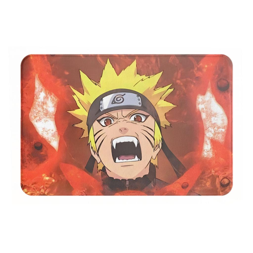 Anime Narutos Uzumaki Itachi Front Door Mat Anti-Slip Indoor Absorbent Doormat Garden Garage Entrance Rug Carpet