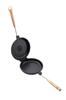 Coleman Frying Pan Double Pan Cooker Nonstick Processing Removable Compact