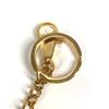 LOEWE Amazona anagram logo Charm Bag Charm Key Holder Leather Green/Gold