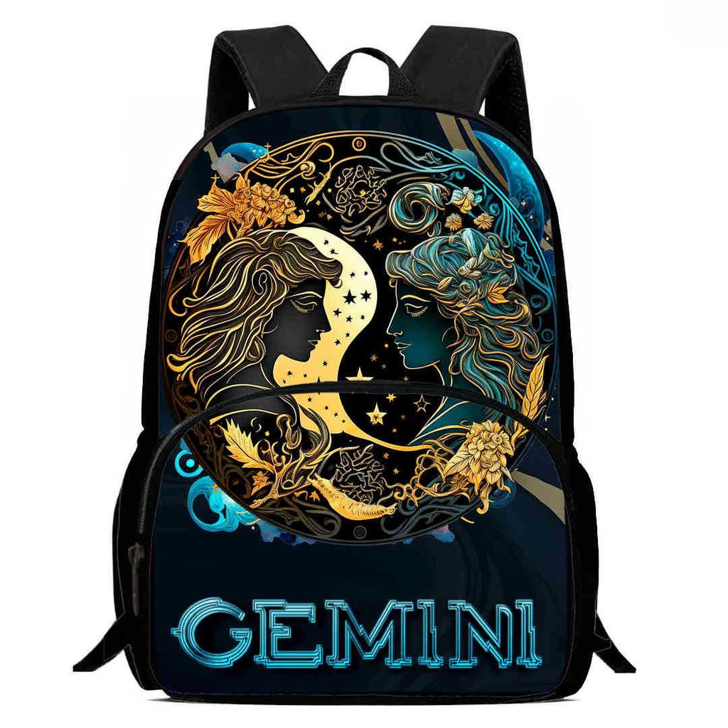 12 Sternbilder Schultasche High Definition Multifunktion Oxford Leichter Rucksack Haare