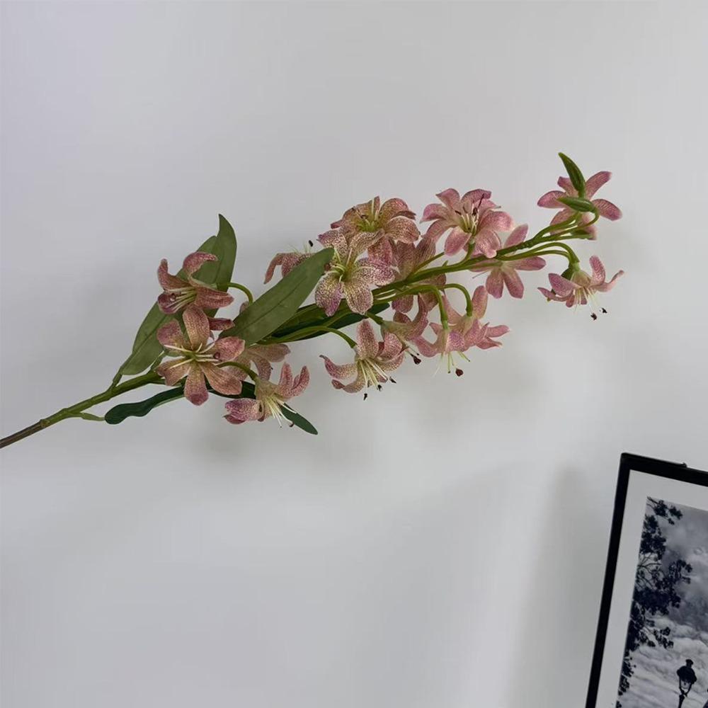

Plastic Artificial Flower Branch Realistic Real Touch Fake Flowers Green Plants Handmade Floral Arrangements Window Display