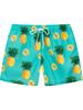 European And American Loose Casual Hawaiian Flower Shorts Men'S Summer Youth Floral Ice Silk Vacation Seaside Beach Pants
