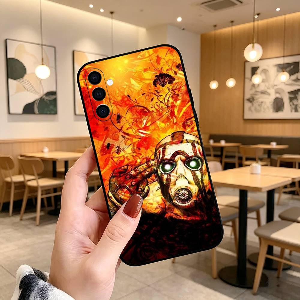Game B-Borderlands P-Psycho Gift Phone Case For Samsung Galaxy A73,A72,A71,A70,A53,A52,A51,Soft Silicone Black Cover
