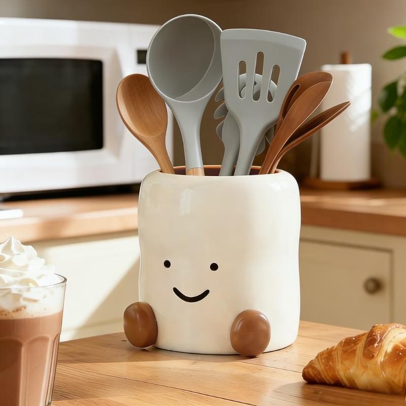 1pc Household Kitchen Chopstick Holder Spoon Storage Box Rack Non Perforated Countertop Tableware Chopstick Cage Storage Bucket
