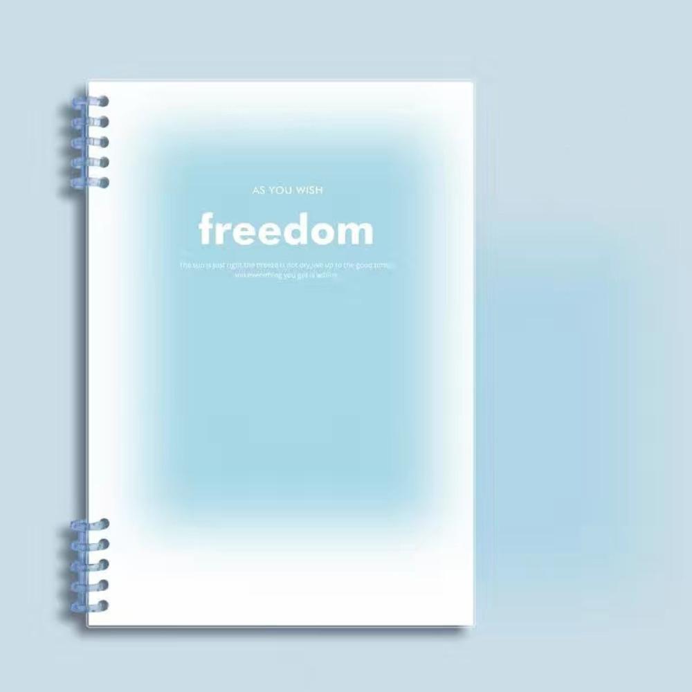 

A5 Lined Book Gradient Color Writing Stationery High Quality Notebook School Supplies синий