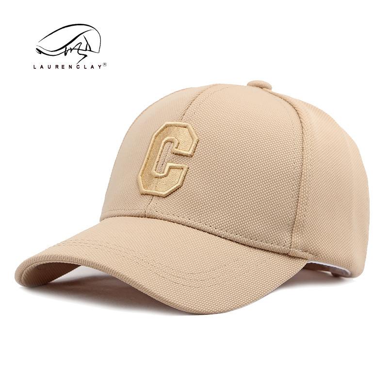 New Big Head Circumference Hat Men's and Women's Embroidery C Letter Hard Top Baseball Cap Sunshade Sun Protection Cap