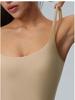 Tuta da yoga modellante Kardashian color carne - Completo fitness intero