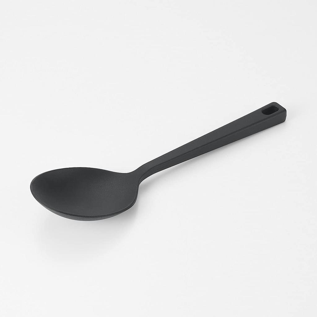MUJI Silicone Cooking Spoon 26cm Black