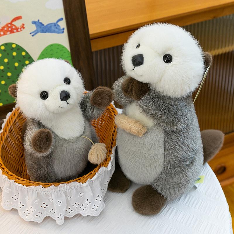 Plush Otter Toy Animal Collectible Soft Toy For Kids And Teens