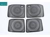 Black Titanium Dustproof Speaker Cover for Front Pillar Air Vent - Deep Blue 25 Model S05 Stainless Steel Interior Modification