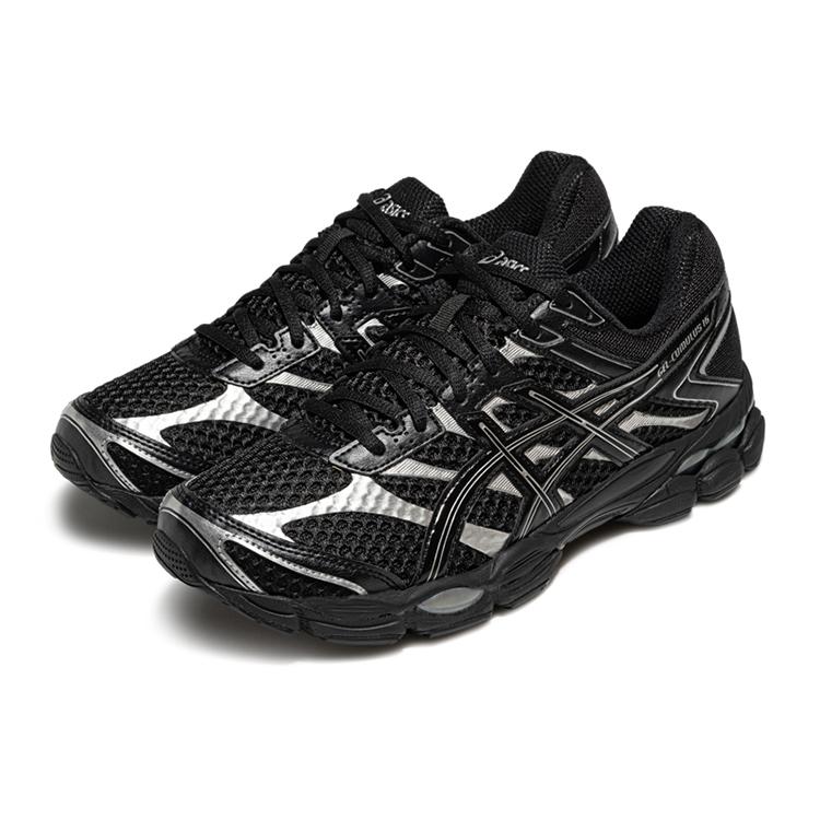 Asics Gel Cumulus 16 Laufschuhe Unisex Schwarz Weiß 1203A733-002