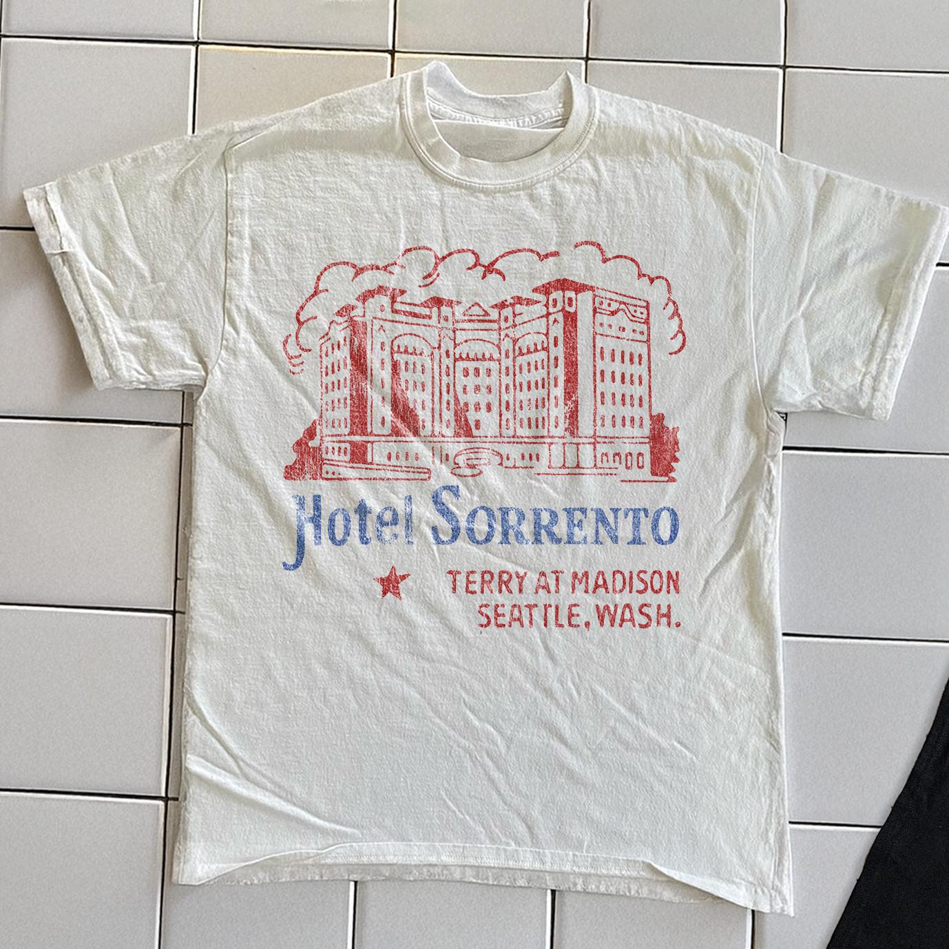 90s Sorrento Hotel Aged T-Shirt White M S