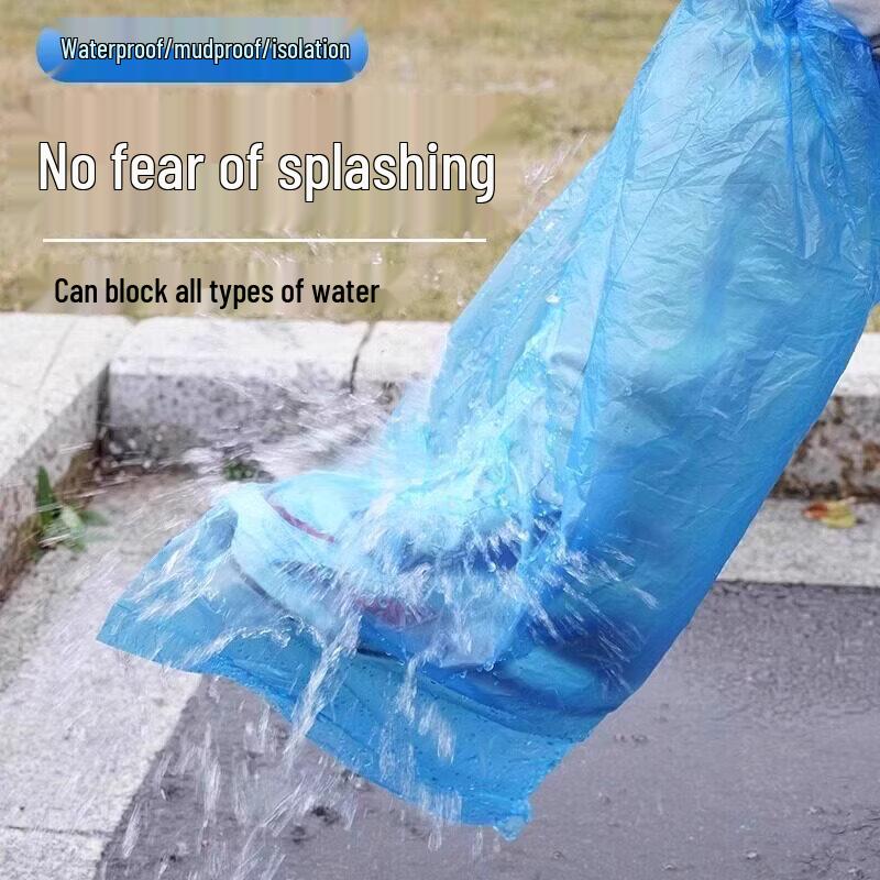 Einweg-Regenüberschuhe mit langem Schaft