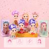 Fun Mini Princess Dolls Cartoon Cute Confused Wedding Dress Doll Toys Dollhouse Girls Princess Toy Kids Birthday Christmas Gifts