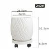 Large Caliber Resin Flower Pot for Monstera Deliciosa - Durable, Thickened Design with a Luxurious Touch