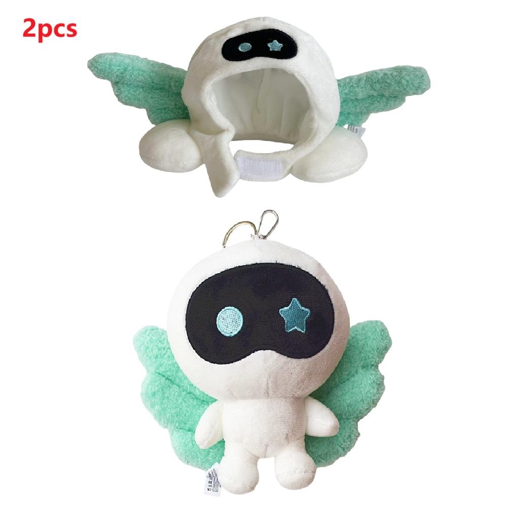 Korea Wootteo Plyslegetøj Kawaii Udstoppet Dukke til Rygsæk Vedhæng Bølge Ny JIN Design Astronaut Vinger Nøglering Fans Støtte Gave