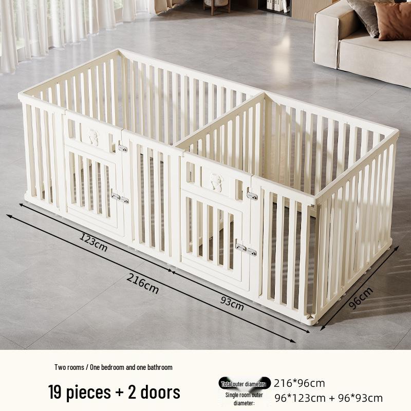 Little Tiger Tagor Minimalist Indoor Pet Fence: 75CM Isolation Barrier for Medium and Small Dogs