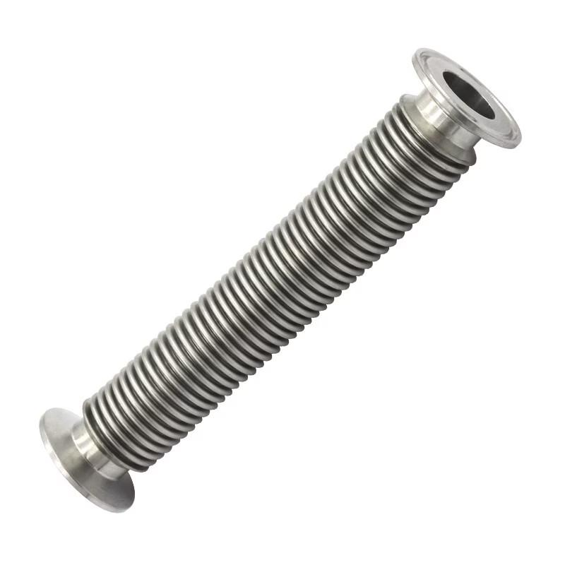 Sanitary Stainless Steel Quick-Install Corrugated Vacuum Hose