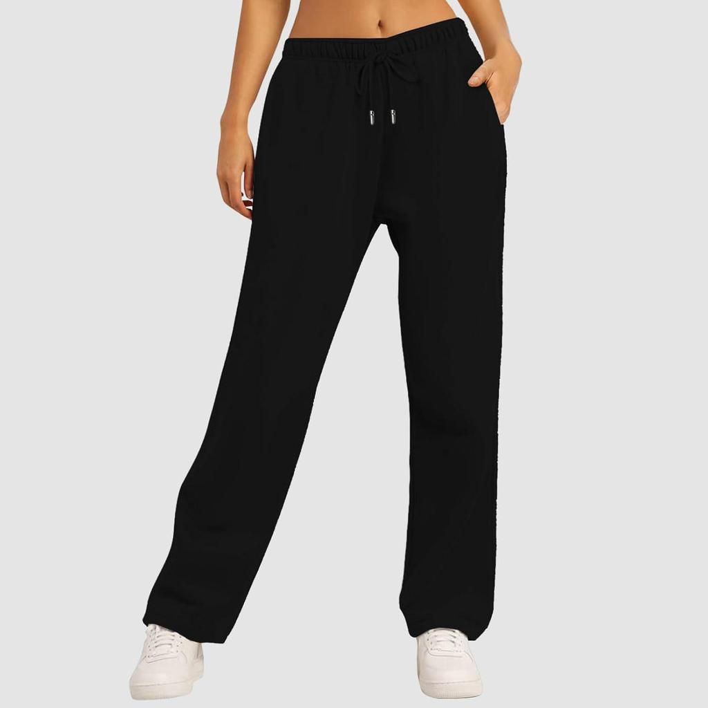 2024 Trendy High-Waisted Wide Leg Women's Sweatpants