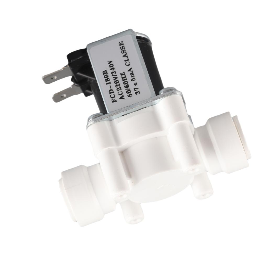 Plastic Electric Solenoid Valve 3 8in Quick Connector Normally Closed Solenoids ValvesAC220V