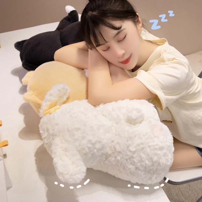 Kawaii Cat Butt Plush Pillow - Soft Fluffy Stuffed Animal Cushion Sofa Bedroom Office Home Decor Festival Gift For Women Girls